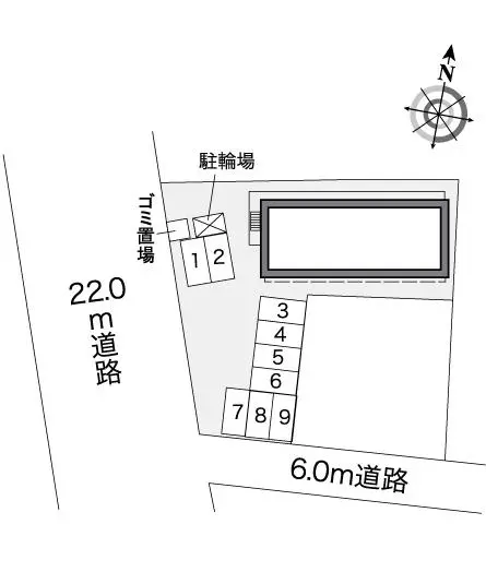 ★手数料０円★綾瀬市寺尾釜田１丁目 月極駐車場